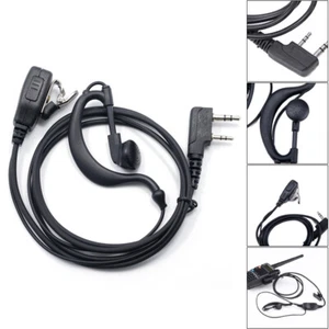 Écouteur bidirectionnel 2 broches casque micro surveillance pour Motorola radio talkie-walkie - Photo 1/5