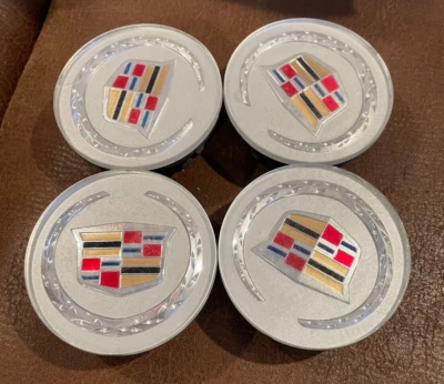 2006 - 2009 CADILLAC SRX STANDARD WHEEL CENTER HUB CAP RIM COVER 9597375 OEM X4 - Image 1 of 2