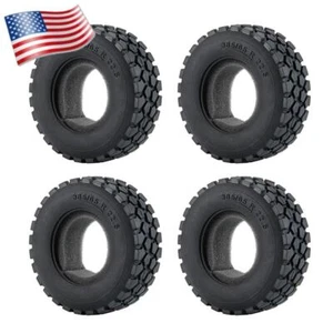 Neumático de goma de 30 mm de ancho con esponja para vagones remolque tractor RC 1:14 Tamiya - Imagen 1 de 15