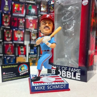 MIKE SCHMIDT Philadelphia Phillies Cooperstown Hall of Fame MLB Bobblehead - Image 1 of 4
