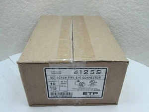 10 ETP 4125S EMT Madenschraubverbinder 1-1/4" BOX MIT 10 - Bild 1 von 2