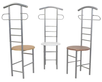 Herrendiener, Stummer Diener, Kleiderständer mit Sitzfläche, in 7 Ausführungen - Bild 1 von 2