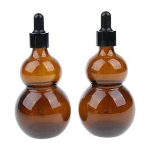 2x Glass Dropper Bottles for Essential Oil Liquid Reagent - 100ml - Picture 1 of 15