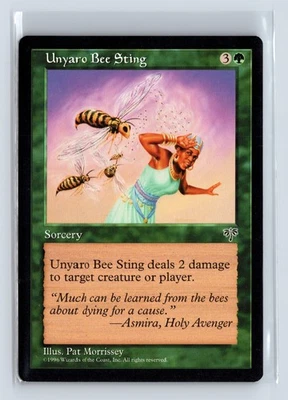 UNYARO BEE STING – MTG Magic the Gathering Card – Mirage – Uncommon - Image 1 of 4