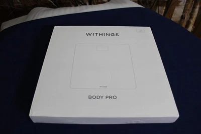 Withings Body Pro Smart Wi-Fi Scale, White WBS09, Weight & BMI - Image 1 of 4