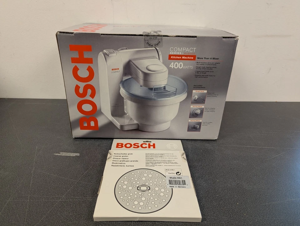 Máquina de Cozinha Bosch MUM4405UC com Ralador Grosso Bônus - Nova - Descontinuada  - Imagem 1 de 4