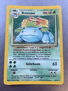 Venusaur - Juego Base 15/102 Raro Holo Pokemon - Buen Estado - Imagen 1 de 8