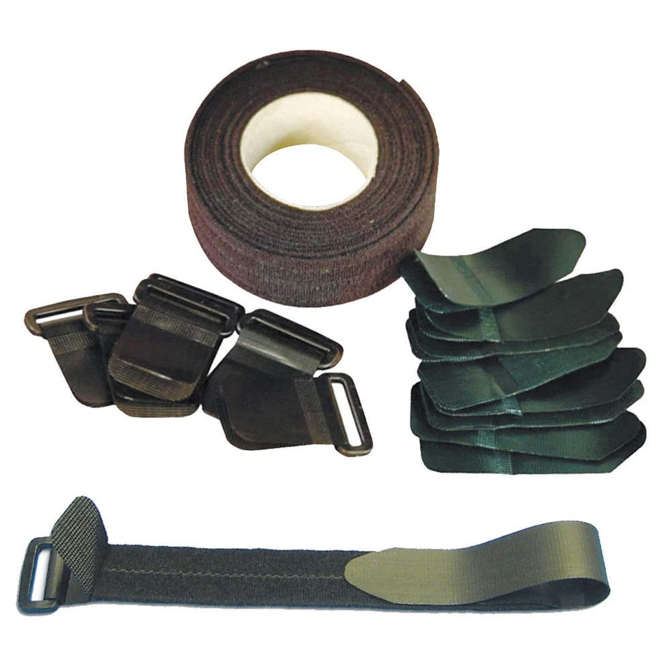 Kit de correa RCA marca VELCRO 200RS, negro, 15 pies L, 2 pulgadas W 15A794 Foto 1 de 1