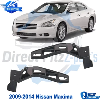 Soportes de parachoques delanteros lado izquierdo y derecho para Nissan Máxima 2009-2014 Foto 1 de 4
