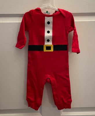 NUEVO CON ETIQUETAS Carter's Just One You Santa Sleeper Traje de Navidad con Sombrero 3M y 6M Foto 1 de 3
