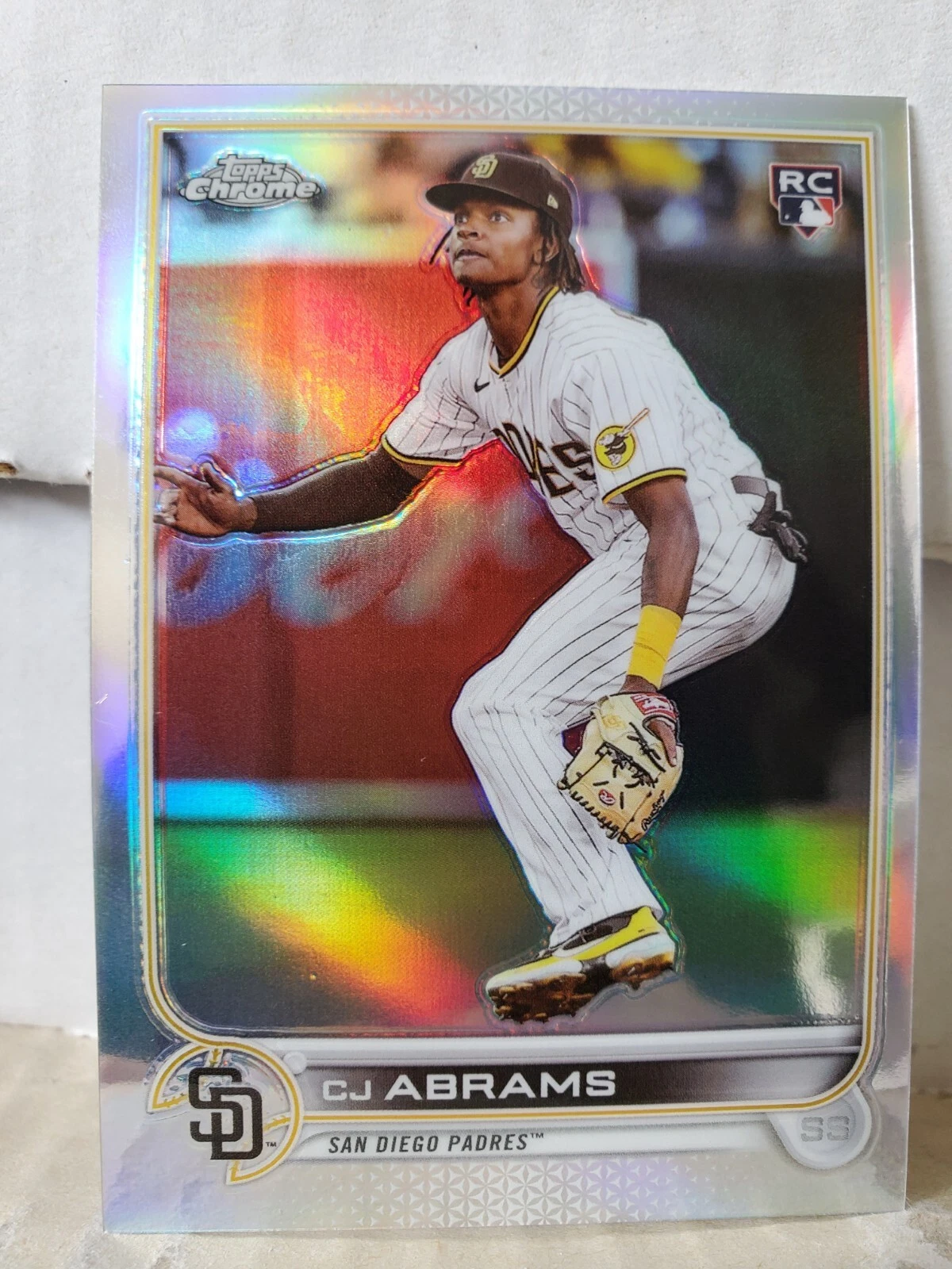 CJ Abrams 2022 Topps Chrome Update #USC3 Refractor /299 SP Rookie Card RC