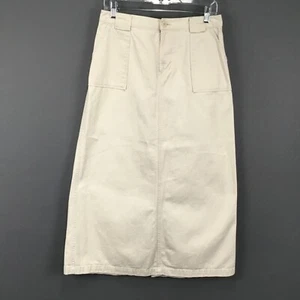 Falda de bajo GH para mujer 8 midi bolsillos de carga utilitarios clásicos informales ropa de trabajo - Imagen 1 de 12
