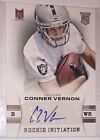 Conner Vernon 2013 Panini Momentum Rookie Auto RC Card # /299 Raiders NFL. rookie card picture