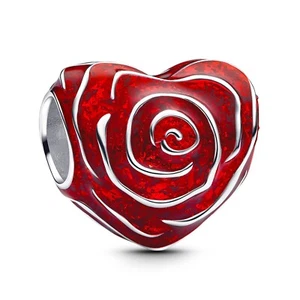 PANDORA Schmuck Silber Charm Rosenherz 793673C01 - Bild 1 von 3