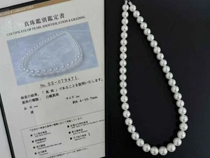 in stock Certificate Venus 8-11mm Australian south sea pearl necklace - Bild 1 von 9