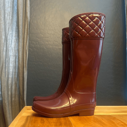 Hunter Muck Rain boots quilted”