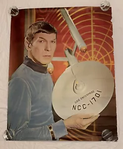 1967 Desilu Star Trek Leonard Nimoy Mr Spock Poster 30 x 34 selten gebraucht - Bild 1 von 10
