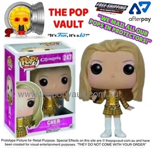 FUNKO POP VINYL MOVIES CLUELESS 247 CHER BNIB + PROTECTOR VAULTED - Picture 1 of 7