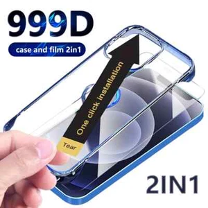 For iPhone 14 Pro Max Plus Screen Protector Auto Alignment Tempered Glass 2PCS - Picture 1 of 12