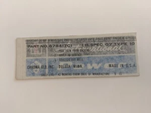 NOS International Harvester Decal IH Blue Power Decal SCOUT Part# 678417C1 OEM - Picture 1 of 6