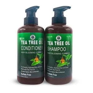 Tea Tree Oil Shampoo & Conditioner Kit, Sulfate Paraben Free, 16.9 oz. - Picture 1 of 8
