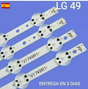 Kit 4Pcs 49 Tv Led Para Lg 49Uv340C 49Uj6565 49Uj651V 49Uj670V - Imagen 1 de 3