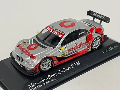 1/43 MINICHAMPS Mercedes C DTM 2004 Squadra AMG B.Schneider Auto #400043401 - Immagine 1 di 4