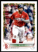 Xander Bogaerts 2022 Topps Holiday C55 #HW40 Boston Red Sox