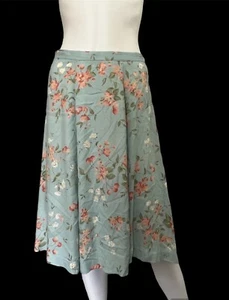 Southern Lady Vintage Skirt Sz Medium Feminine and flirty Retro Floral - Picture 1 of 19