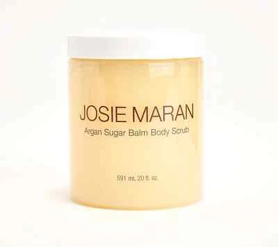 Josie Maran 20oz Exfltng Argan Oil Sugar Scrub-Peppermint Bark-A638950 SEALED - Image 1 of 4