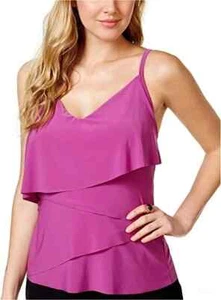 Tankini adelgazante Magicsuit para mujer talla 12 púrpura orquídea en capas FUL694 - Imagen 1 de 4