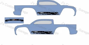 Tacoma V3 white toner water slide decal For 1/64 scale custom - Picture 1 of 1