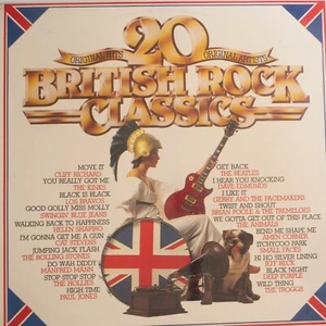 20 BRITISH ROCK CLASSICS - VARIOUS - Vinyl LP - EMI - 1979 - VG (373) - Picture 1 of 3