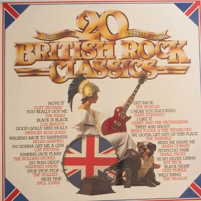 20 BRITISH ROCK CLASSICS - VARIOUS - Vinyl LP - EMI - 1979 - VG (373) - Image 1 of 3