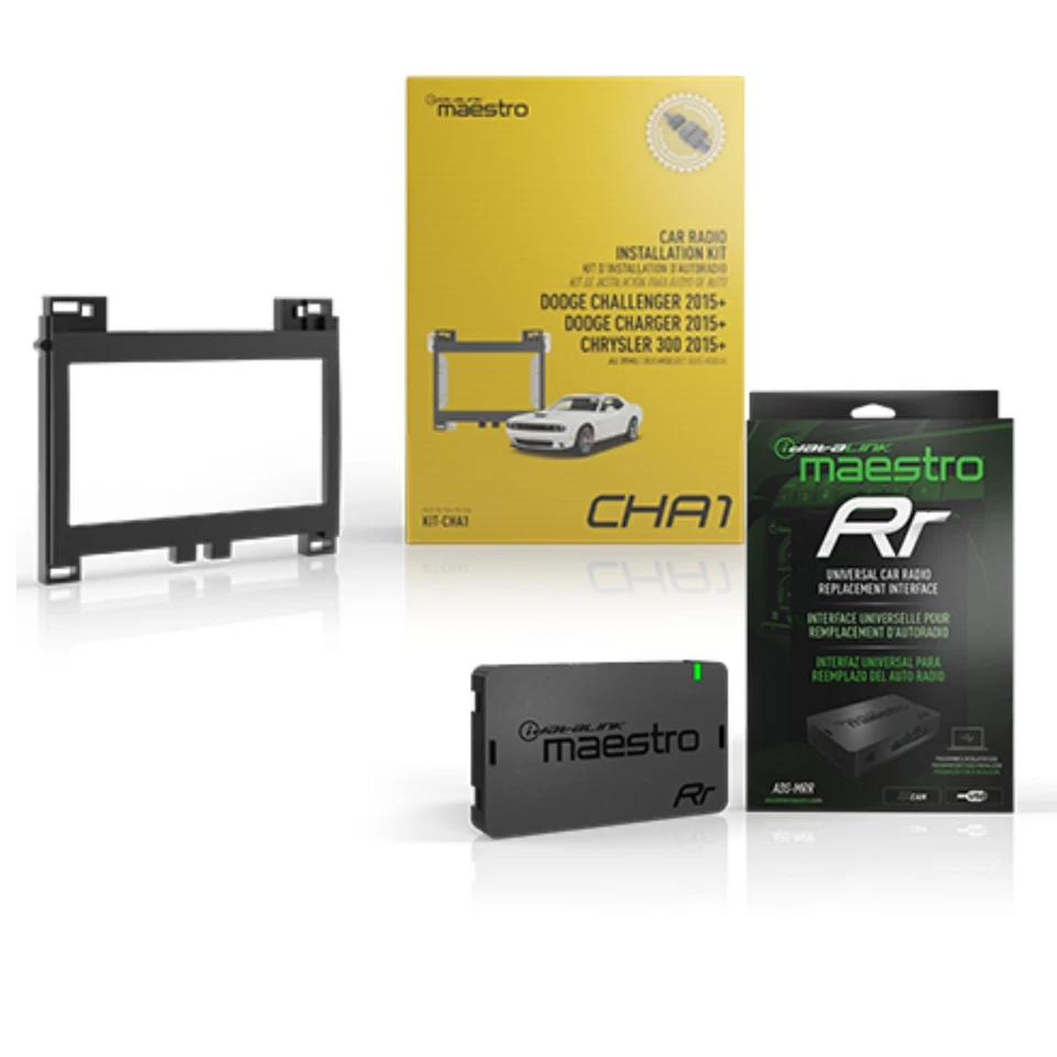 iDatalink KITCHA1 Dash Kit for 2015-up select Dodge Vehicles + ADS MRR Module - Image 1 of 4