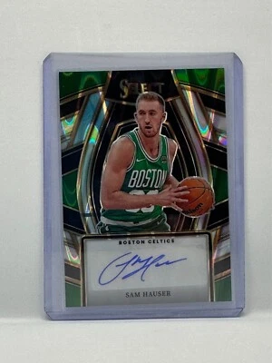 2023 Panini Select Tectonic Auto Sam Hauser #11/15 Prizm #SSS-SAM Signatures - Image 1 of 2