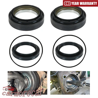 Kit de aspirador y sello de tubo de nudillo de eje delantero para Ford F250/350/450 Super Duty 98-04 Foto 1 de 4