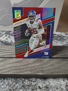 2022 Panini Donruss Elite Aspirations SP #/499 Saquon Barkley New York Giants - Picture 1 of 5