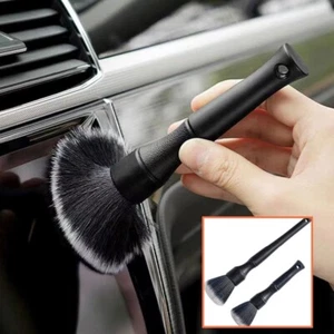 2X Soft Detailing Brush Detail Interior Exterior Set Car Dust Cleaner Brush Tool - Picture 1 of 9