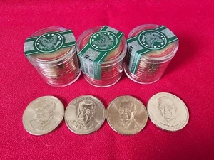 Kompletter Presidential Dollar Full Set Stempelglanz 40 Münzen mit George H. W. Bush - Bild 1 von 2