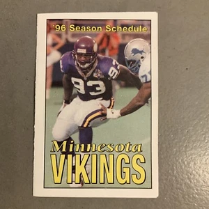1996 Minnesota Vikings Schedule  NFL Football - Picture 1 of 4