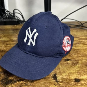 Vintage New York Yankees Youth Blu Snapback The G Cap Spellout sul retro - Foto 1 di 7