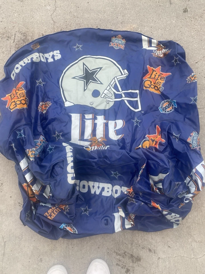 Dallas Cowboy Blow Up Chair  Foto 1 de 1