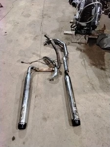 2006 HARLEY-DAVIDSON RINEHART 3.5" TRUE DUAL EXHAUST HEADER PIPE MUFFLERS - Bild 1 von 10