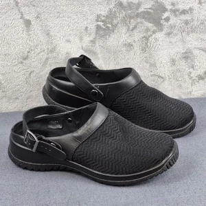 Drew Savannah Black Clogs Size 8M Mule SlipOn Slingback Loafer Stretch Shoes - Picture 1 of 7
