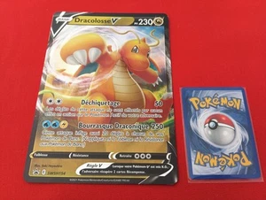DRACOLOSSE V SWSH154 PV230 HOLO REVERSE EB PROMO JUMBO RARE CARTE POKEMON FR - Imagen 1 de 4