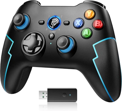 Controller PC Wireless Bluetooth Gamepad Con Trigger Hall E Doppia Vibrazione E  - Immagine 1 di 4