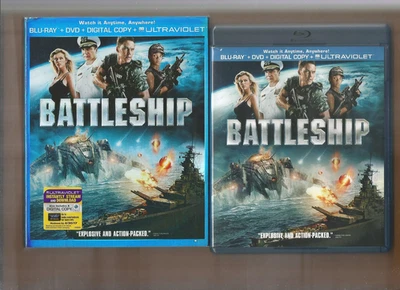 Battleship (Blu-ray, DVD, 2012, SlipCover) ~ Liam Neeson ~ Rihanna ~ LIKE NEW - Image 1 of 4