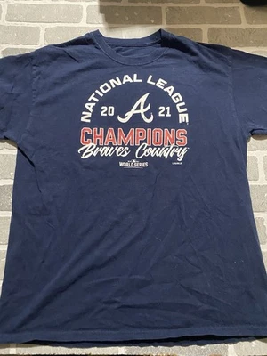 Camiseta Hombre Campeón Nacional Grande. Braves Country. 2021 Foto 1 de 4