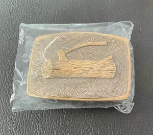 Woodbadge Beautiful Brass Belt Buckle - Boy Scouts BSA - Picture 1 of 3